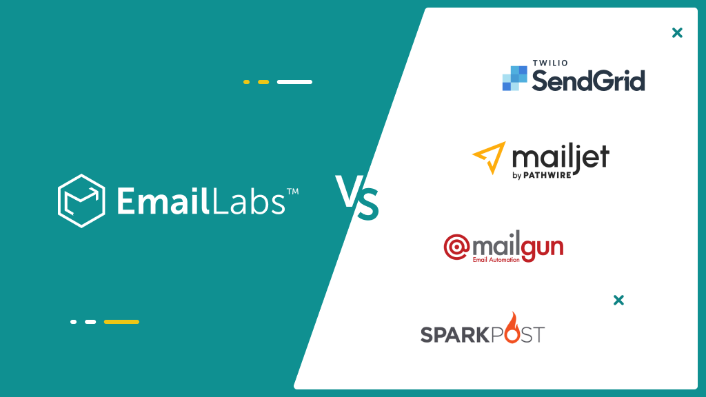 Sendgrid vs EmailLabs, Mailjet, Mailgun, Sparkpost