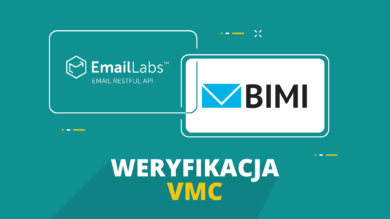 Jak przebiega weryfikacja VMC?<br> Logo Twojej marki w wiadomościach e-mail